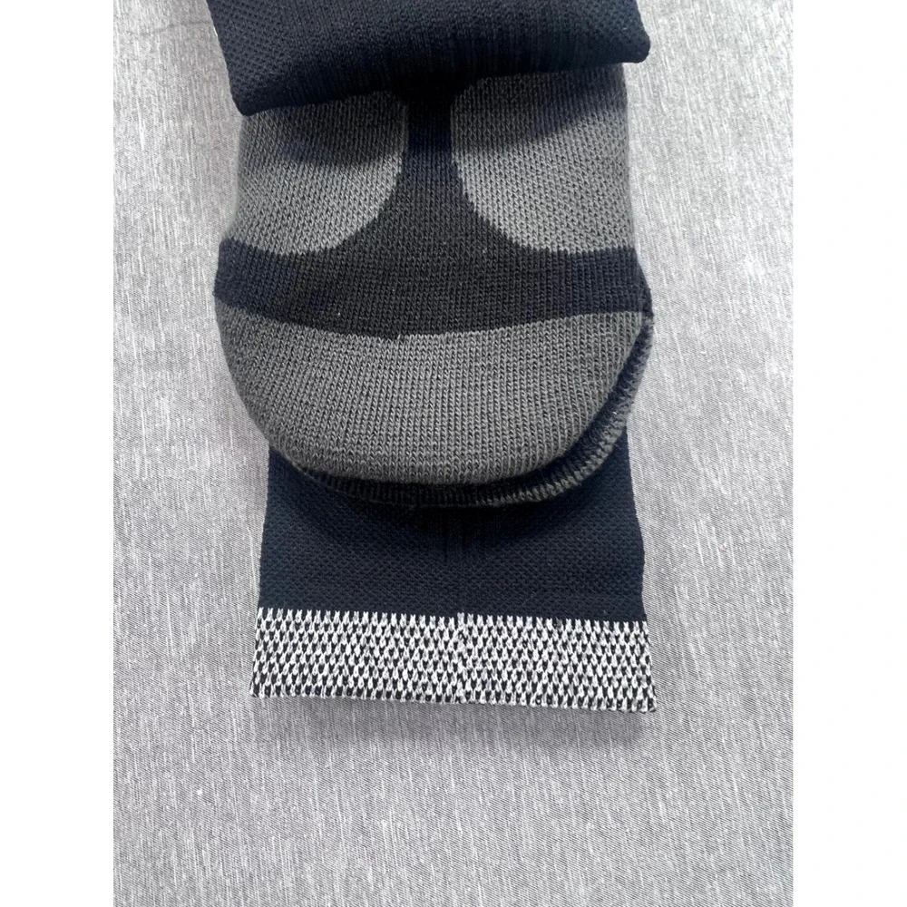 3 Pair Nike Spark Running Cushioned Crew Socks Black Gray Men 8-9.5 Women 9.5-11